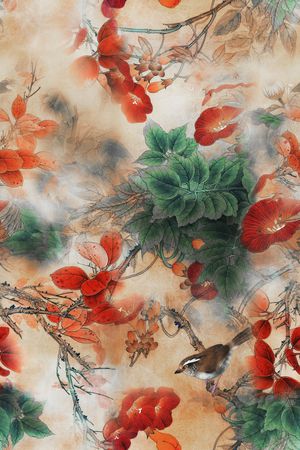 民族风印花华亿平台图片