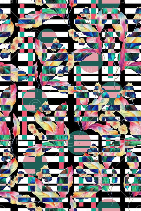 花朵印花华亿平台图片