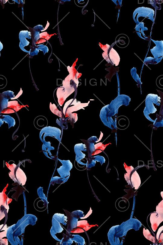 手绘印花华亿平台图片