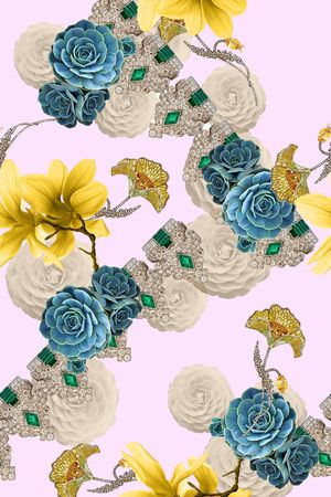 flower印花华亿平台图片