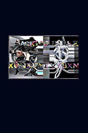 抽象金属印花华亿平台图片