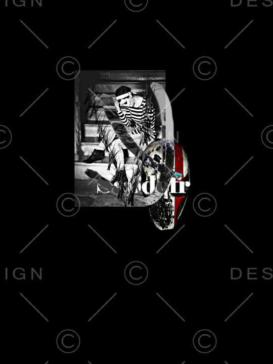 抽象金属人物骷髅头几何数码印花印花华亿平台图片