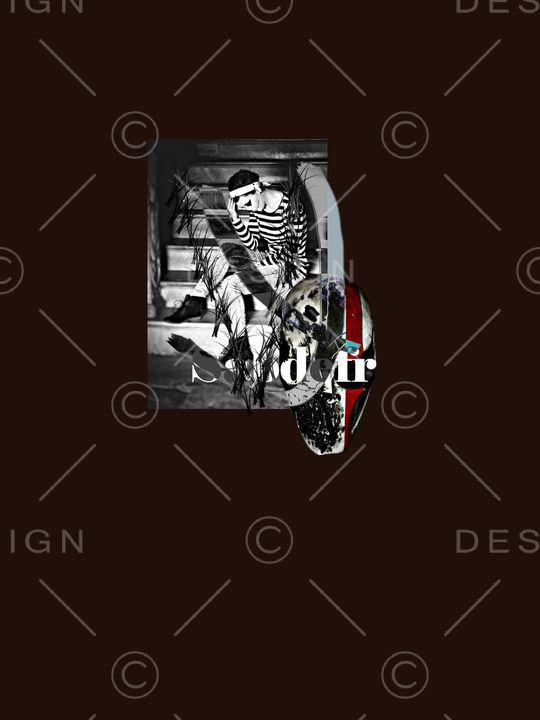 抽象金属人物骷髅头几何数码印花印花华亿平台图片