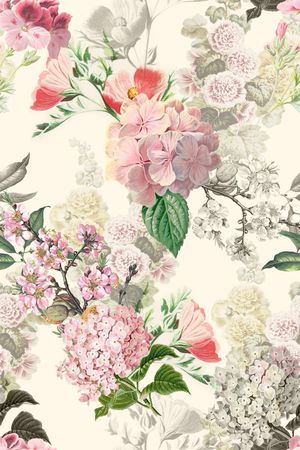 绣球花印花华亿平台图片