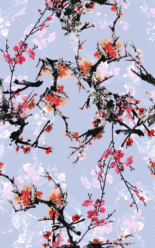 中国风印花华亿平台图片