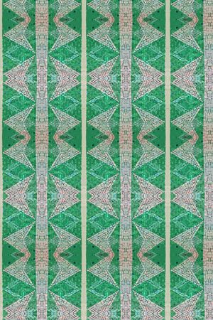 几何图案印花华亿平台图片