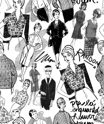 复古印花华亿平台图片