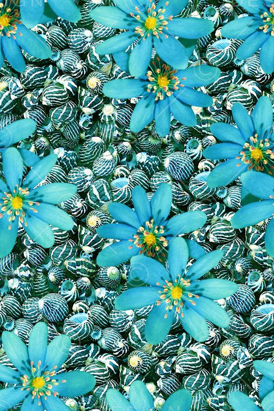 抽象手绘水彩花卉花朵数码印花印花华亿平台图片