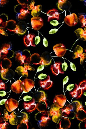 手绘印花华亿平台图片