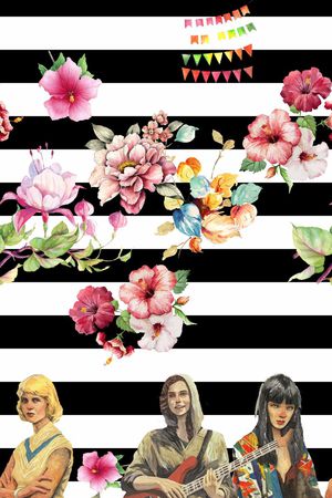 抽象印花华亿平台图片