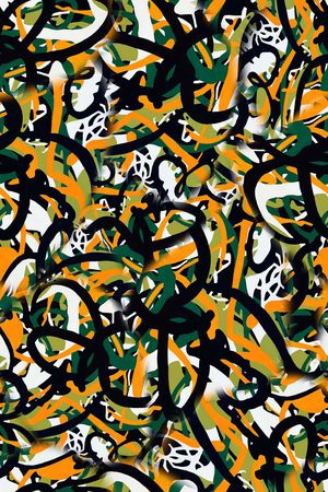 迷彩印花华亿平台图片