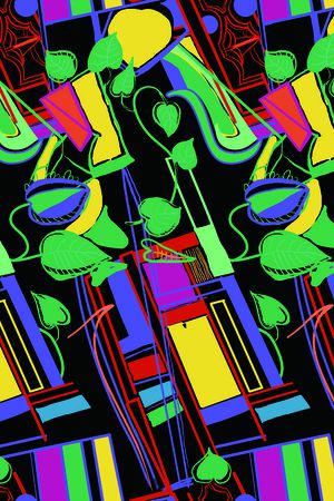 格子印花华亿平台图片