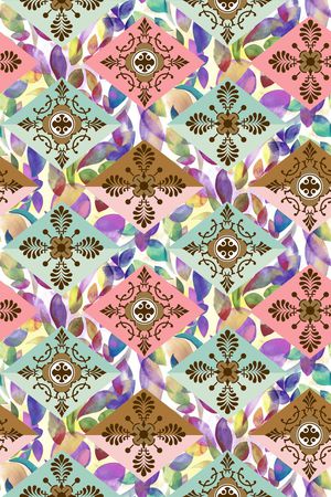 色块印花华亿平台图片