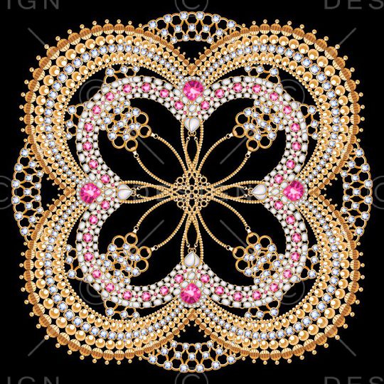 珠宝印花华亿平台图片