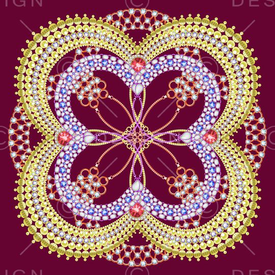 珠宝印花华亿平台图片