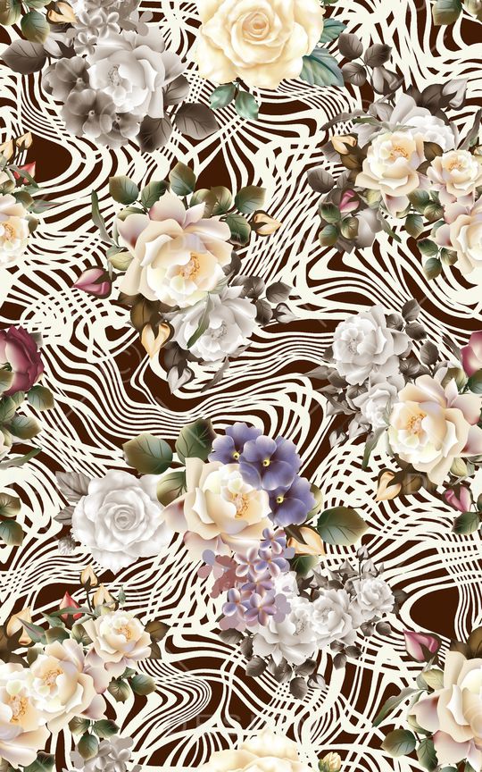 花朵印花华亿平台图片