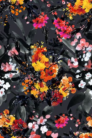 碎花印花华亿平台图片