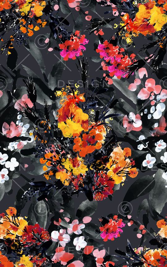 碎花印花华亿平台图片