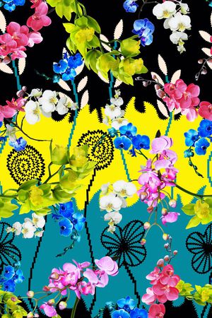 花朵印花华亿平台图片