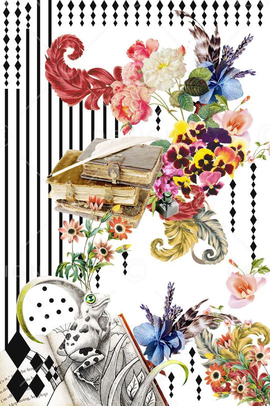 趣味几何印花华亿平台图片