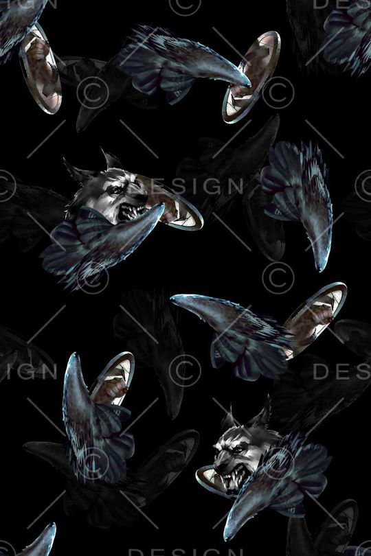 狼头印花华亿平台图片