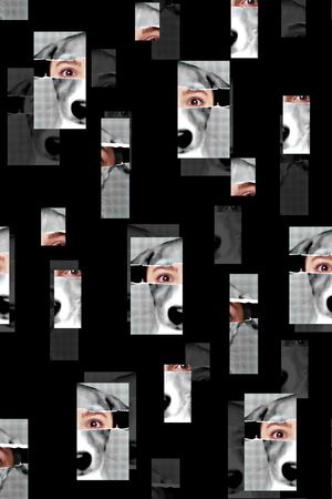 人物像印花华亿平台图片