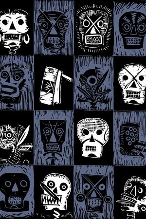 骷髅头印花华亿平台图片