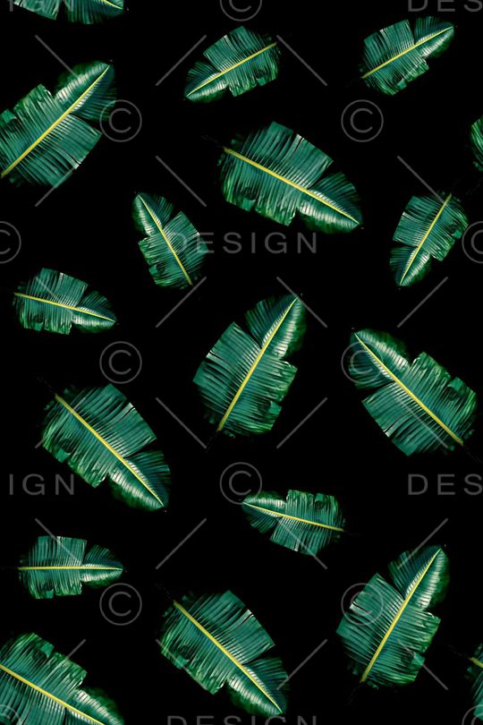 树叶印花华亿平台图片