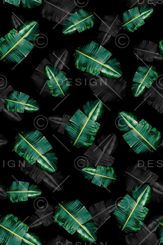 树叶印花华亿平台图片