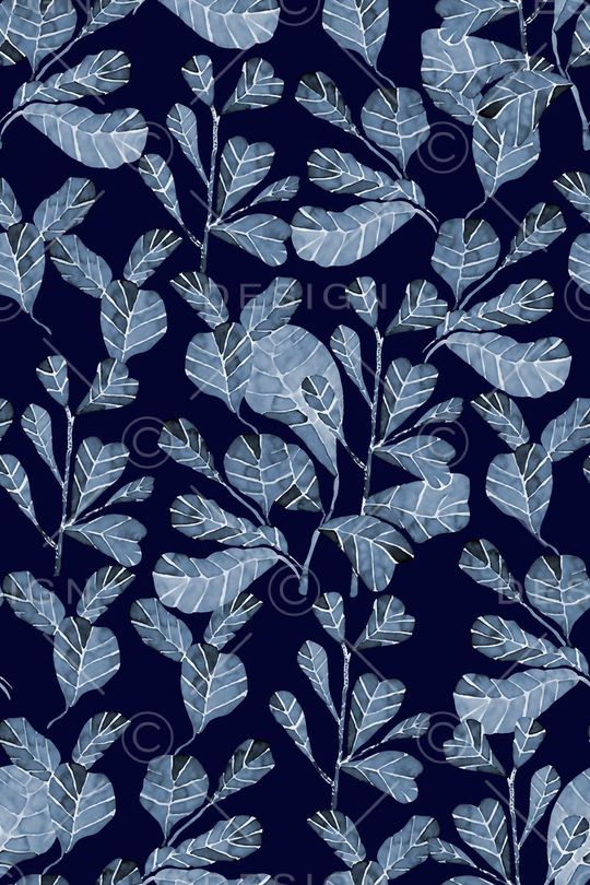 树叶印花华亿平台图片