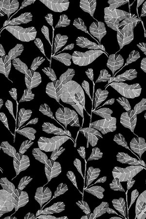 树叶印花华亿平台图片