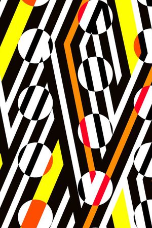 几何印花华亿平台图片