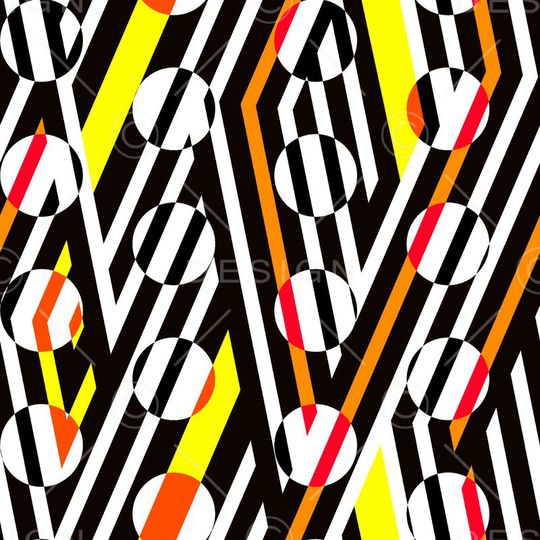 几何印花华亿平台图片