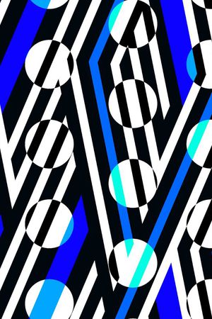 几何印花华亿平台图片