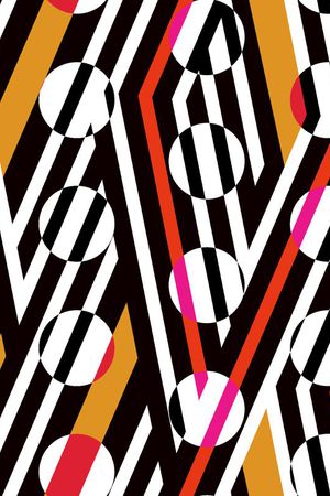 几何印花华亿平台图片