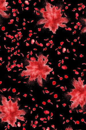 玫瑰印花华亿平台图片