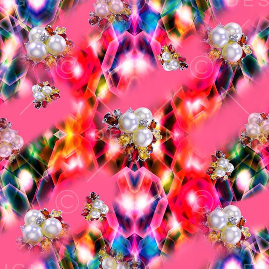 雪纺印花华亿平台图片