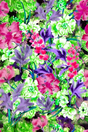 原创水彩画印花华亿平台图片