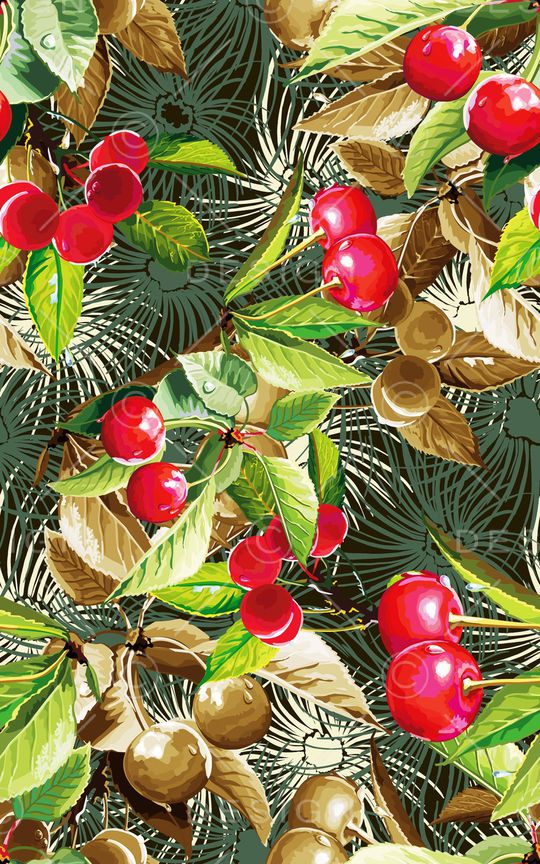 水果印花华亿平台图片