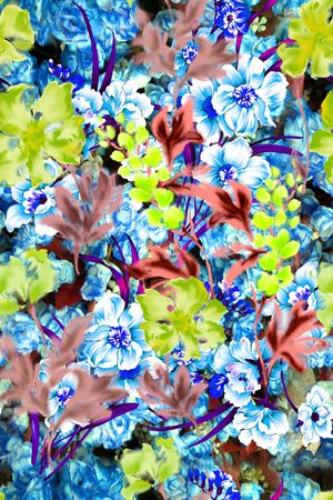 原创水彩画印花华亿平台图片