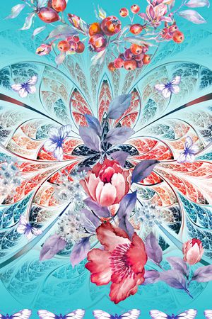 春夏印花华亿平台图片