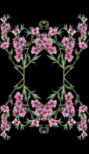 720731-定位手绘对折花卉