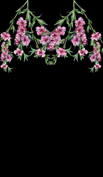 720732-定位手绘对折花卉1