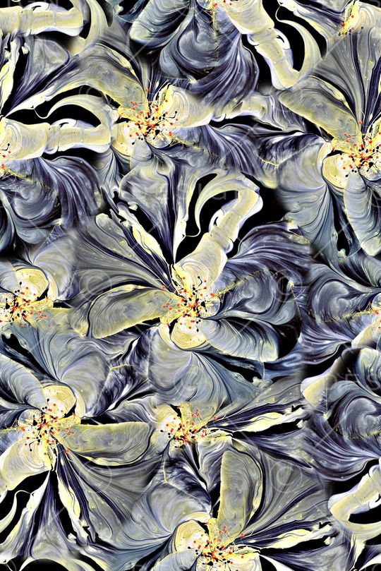 抽象手绘水彩几何纹理印花印花华亿平台图片