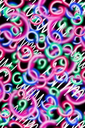 错乱荧光印花华亿平台图片