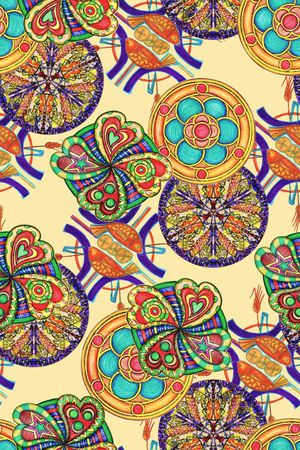 趣味几何印花华亿平台图片