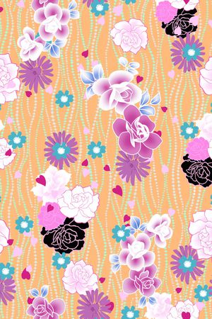 玫瑰印花华亿平台图片