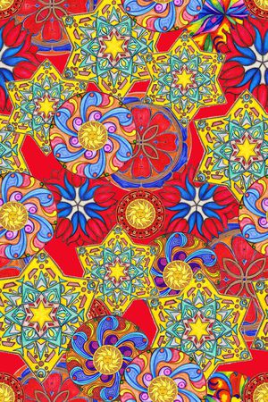 民族风印花华亿平台图片