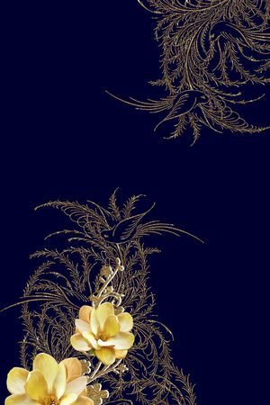 大花卉印花华亿平台图片