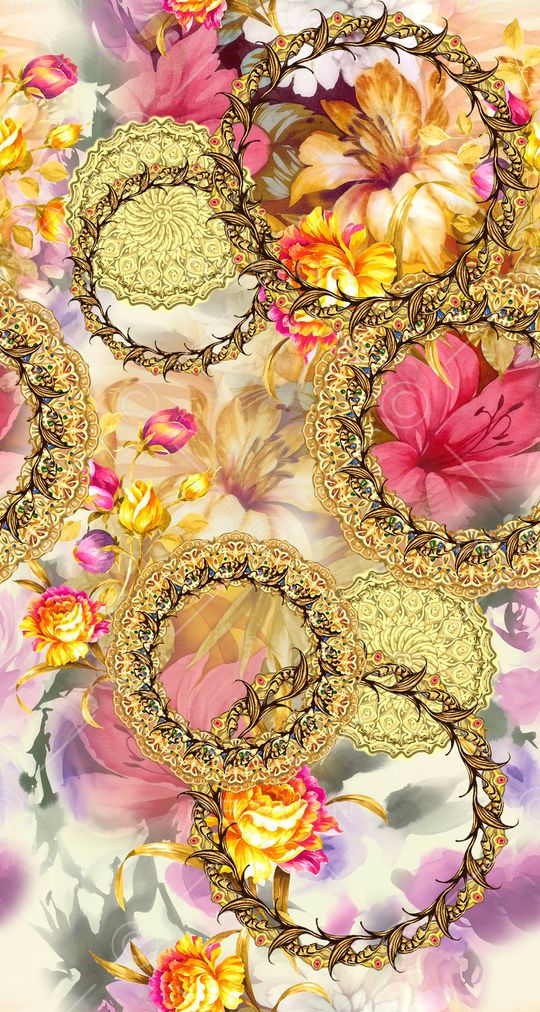 花环印花华亿平台图片